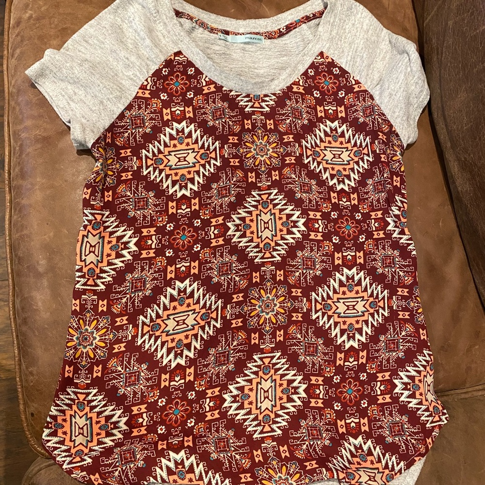 Chiffon and Jersey Maurice’s tee